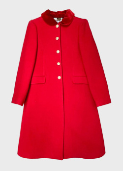 Шерстяное пальто с кашемиром Dolce&Gabbana для девочек, фото
